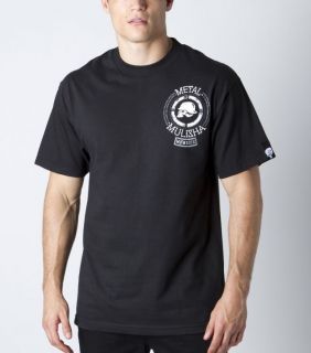 Metal Mulisha PENNANT Mens Tee Black Short Sleeve Graphic T Shirt MX 