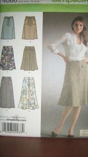 Plus size    Simplicity Skirt pattern for sizes 12,14,16,18,20