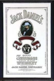 Jack Daniels   Bar Mirror (Mr. Daniel) (Size 9 x 12)