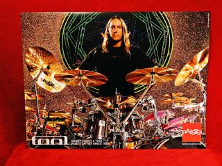 TWO Tool *Danny Carey* Paiste Cymbals & Sonor Drums Promo Posters 