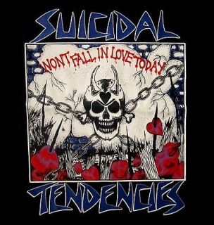 SUICIDAL TENDENCIES cd lgo WONT FALL IN LOVE TODAY Official SHIRT 