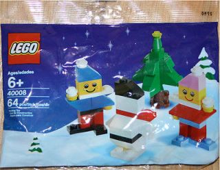 NEW LEGO HOLIDAY SNOWMAN Set 40008 christmas stocking stuffer animal 