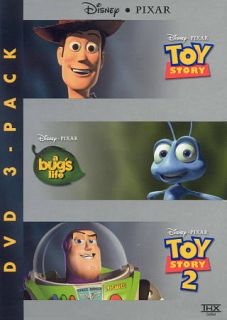 Pixar 15th Anniversary 3 Pack A Bugs Life Toy Story Toy Story 2 DVD 