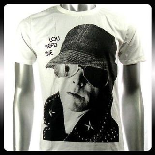 Lou Reed American Music Rock Punk Men T shirt Sz L
