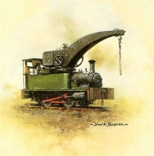 DAVID SHEPHERD Dubs Crane Tank Cranmore steam train