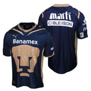   ED Puma PUMAS UNAM 100 ANOS Mexico Soccer Football Shirt Jersey~Sz L
