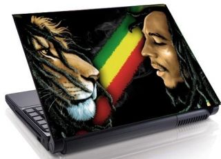 BOB MARLEY LION Rasta Laptop Skin Decal 10.1 15.4 17 19 Mini 