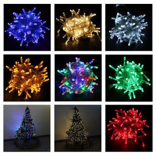 10M 100 LED Christmas Party String Light Fairy For Xmas Wedding 