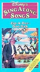   Along Songs   Song of the South Zip A Dee Doo Dah VHS, 1993