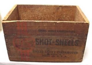   Ammunition Hunting WOOD AMMO BOX US CARTRIDGE DEFIANCE Shot Gun Shells