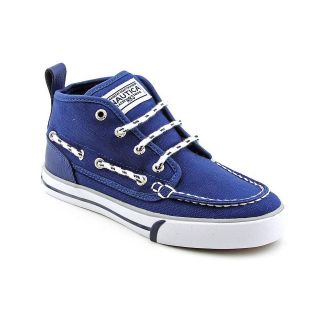 Nautica Del Mar Youth Kids Boys Size 2 Blue Canvas Casual Boots