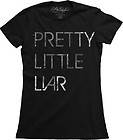 Pretty Little Liars Black Jrs Womens T Shirt