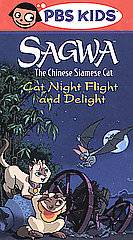 Sagwa   Cat Night Flight and Delight VHS, 2002
