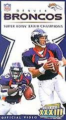 Super Bowl 33 VHS, 1999, Denver Broncos vs. Atlanta Falcons