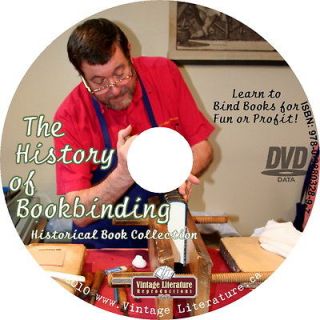 History of Bookbinding   {39} Vintage Books on DVD