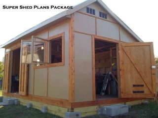 Custom Design Shed Plans, 12x16 Medium Saltbox, Easy to follow, Shed 