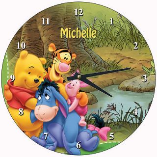 Winnie the Pooh Personalized Wall Clock