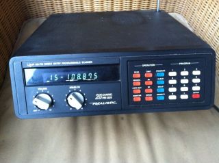 REALISTIC PRO 36, PROGRAMMABLE, 20 CHANNEL SCANNER, IN GREAT CONDITION