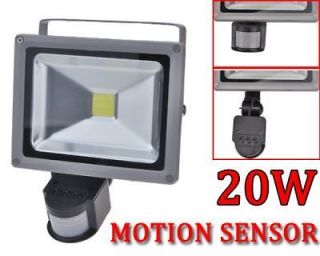   Flood Light PIR Sensor Security White Lamp Motion Detector High Power