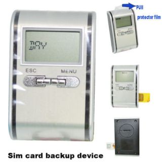 SIM Card Backup Device LCD Reader 1000 groups name&number for CDMA/GSM 