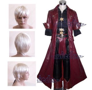 Wig +Devil May Cry 4 DMC4 Dante cosplay costume