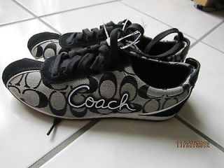 Coach Devin woman black/white shoes Brand New