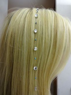 Swarovski Crystal Hair Extension by Amanda Jones Designs