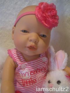 Lifelike 22 Diana Spain Anatomically Infant Newborn Girl Baby Doll 