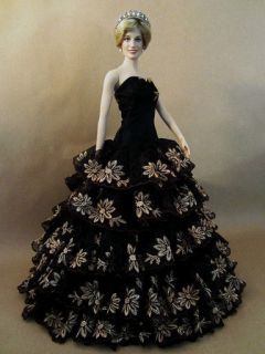   Outfit Dress Franklin Mint Princess Diana Vinyl 16 Doll Marilyn