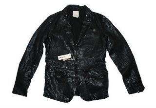 Diesel $595 Lerto Mens Leather Blazer Jacket size L NWT Authentic
