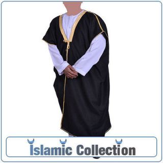 Bisht Arabian Cloak Thoub Jubba Robe abaya islamic wear