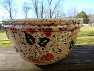 Handmade Stoneware Berry Bowl Strainer Colander Pottery Sponge ware 