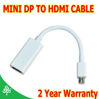 DP display port For apple mac to HDMI Converter Adapter HDTV Cable 