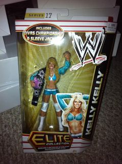   wwe KELLY KELLY Elite Series 17 With DIVAS CHAMPIONSHIP ecw WWF Hasbro