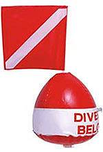 Scuba Dive Flag and Inflatable Ball Float