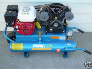 NEW PUMA GAS POWERED AIR COMPRESSOR WITH HONDA ENGINE