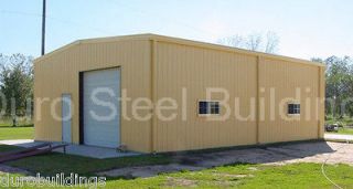   Steel 30x24x11 Metal Building Kit Factory DiRECT New Garage Workshop