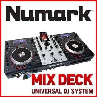 Numark Mixdeck DJ USB  CD Player Controller with iPod Dock FREE 