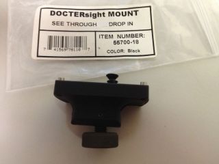 Docter Mount for Top of the Handle Mount with see through base #55700 