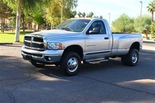 Dodge  Ram 3500 SLT Silver 1 Ton Cummins Diesel 4x4 Regular Cab 