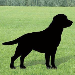 NEW** Lawn Art Yard Shadow   Labrador Dog Silhouette