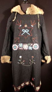 MUSEUM QUALITY RARE NATIVE AMERICAN 1922 ST. PAUL SLED DOG DERBY COAT