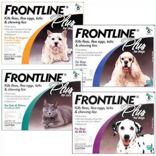 Frontline Plus 3pk For Small Dogs up to 22 Lbs