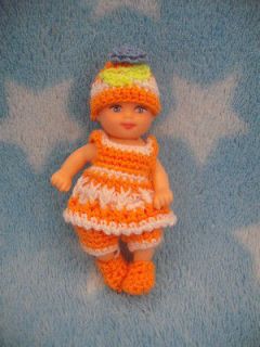   shoe hat handmade crochet clothes barbie baby krissy 2.5 doll toys