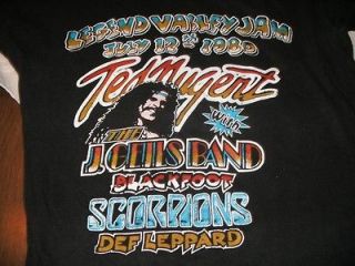 ted nugent 1980 vintage t shirt