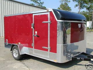 NEW 6x12 6 x 12 Motorcycle Enclosed Cargo Trailer Ramp