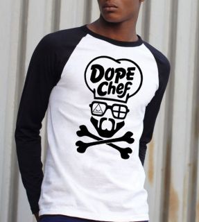 DOPE CHEF TOP KING STYLE T SHIRT LONGSLEEV ASAP OVOXO OBEY YOLO TAYLOR 