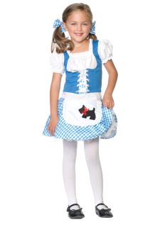 NEW Girls Wizard of Oz Dorothy Dress n Hair Bows Kids Children 