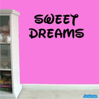 Sweet Dreams Childrens Bedroom/Nurser​y Mural/Wall Art Sticker 