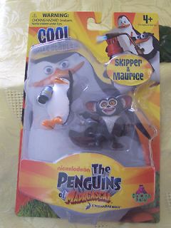   OF MADAGASCAR FIGURES BY DREAMWORKS SKIPPER & MAURICE NEW IN PACK